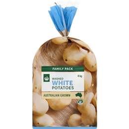 Woolworths Washed Potato Bag 4kg