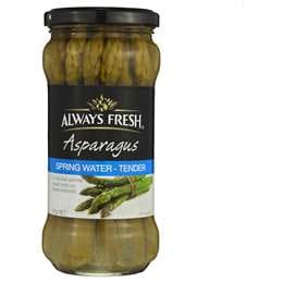 Always Fresh Asparagus In Springwater 340g