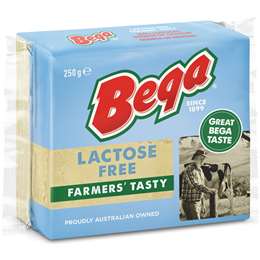 Bega Lactose Free Tasty Cheese Block 250g