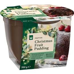 Woolworths Christmas Fruit Pudding 700g