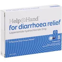 Help@Hand Diarrhoea Relief Capsules 8 pack