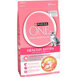Purina One Healthy Kitten Chicken Dry Cat Food 1-12 Months 1.4kg
