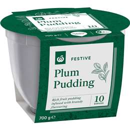 Woolworths Festive Plum Pudding 700g