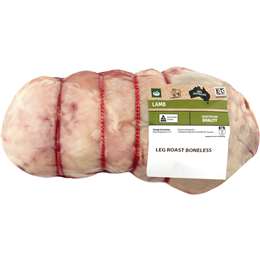 Woolworths Lamb Easy Carve Leg Roast 900g - 1.5kg