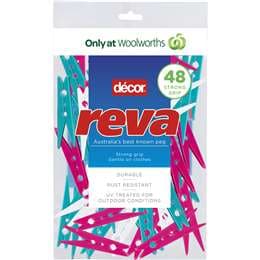 Reva Pegs Plastic 48 pack