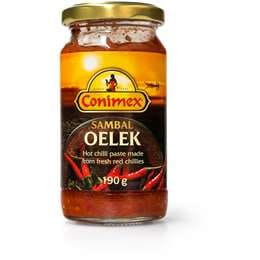 Conimex Sambal Oelek Paste Hot Chilli 190g