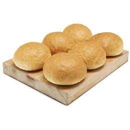 Woolworths Jumbo Soft Round Rolls 6 pack
