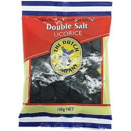 The Dutch Company Double Salt Licorice 100g