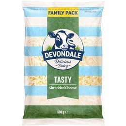 Devondale Shredded Tasty Cheese 600g