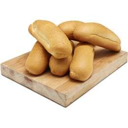 Woolworths Jumbo Crusty Long Rolls 6 pack