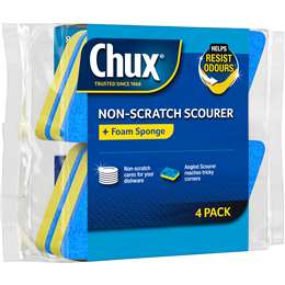 Chux Non Scratch Scourer Scrubs 4 pack