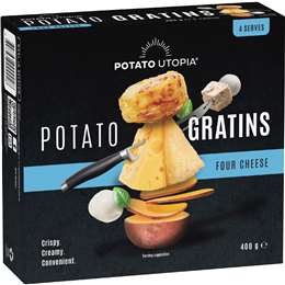 Potato Utopia Four Cheese Potato Gratin 400g