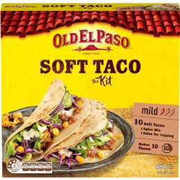 Old El Paso Soft Taco Dinner Kit Mexican Style 405g