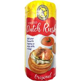 The Dutch Company Toasted Rusks Original 125g