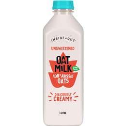 Inside Out Unsweetened Oat Milk 1L
