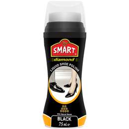 Smart Liquid Shoe Polish Black 75mL