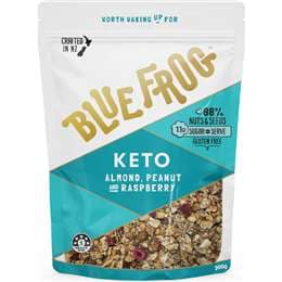 Blue Frog Keto Almond Peanut & Raspberry Cereal 300g