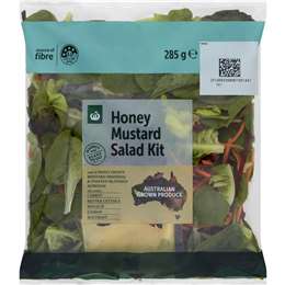 Woolworths Honey Mustard Salad Kit 285g
