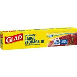 Glad Snaplock Storage 10 pack