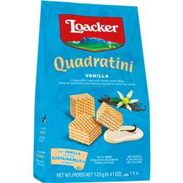 Loacker Quadratini Wafers Vanilla 125g