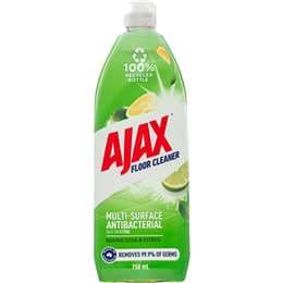 Ajax Floor Cleaner Stone Safe Baking Soda & Citrus 750mL