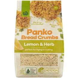 Woolworths Lemon & Herb Panko Crumbs 200g