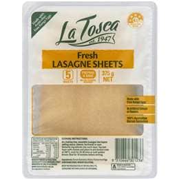 La Tosca Fresh Pasta Lasagne Sheets 375g