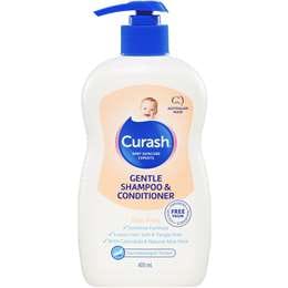 Curash Gentle Baby Shampoo & Conditioner 400mL