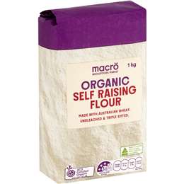 Macro Organic Self Raising Flour 1kg