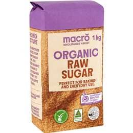 Macro Organic Raw Sugar 1kg