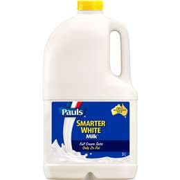 Pauls Smarter White Low Fat Milk 3L