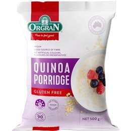 Orgran Gluten Free Porridge Quinoa 500g