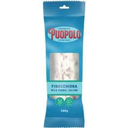 Puopolo Artisan Salumi Finocchiona Mild Fennel Salami 200g