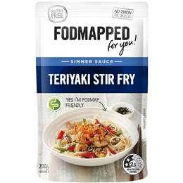 Fodmapped For You Teriyaki Stir Fry Simmer Sauce 200g