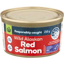 Woolworths Red Salmon 210g