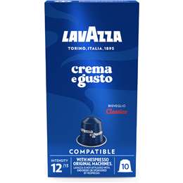 Lavazza Crema e Gusto Coffee Pods Nespresso Compatible 10 pack