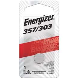 Energizer 357 303 Silver Oxide Watch Button Battery each
