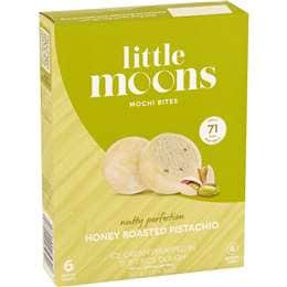 Little Moons Mochi Bites Honey Roasted Pistachio 6 pack