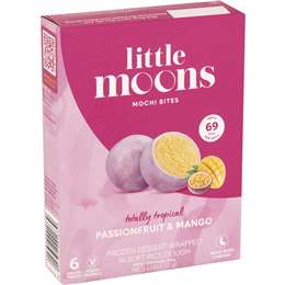 Little Moons Mochi Bites Passionfruit & Mango 6 pack