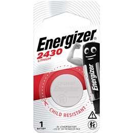Energizer 2430 CR2430 Lithium Coin Battery each