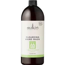 Sukin Cleansing Hand Wash Lime & Coconut 1L