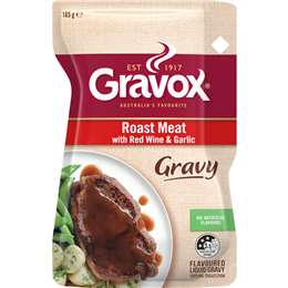 Gravox Roast Meat Red Wine & Garlic Liquid Gravy Pouch 165g