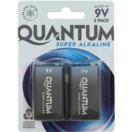 Quantum Alkaline 9V 2 pack