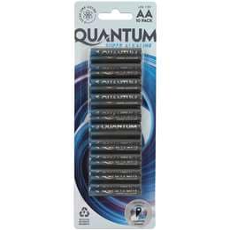 Quantum Super Alkaline AA Batteries 10 pack