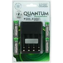 Quantum Ni-Mh AA/AAA Battery Charger AA/AAA with micro USB cable each
