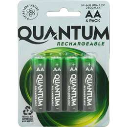 Quantum NiMh Rechargeable AA 2500 4 pack