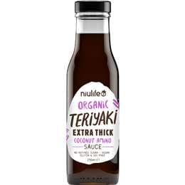 Niulife Organic Extra Thick Coconut Amino Teriyaki Sauce 250mL