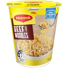 Maggi Beef Flavour Cup Instant Noodles 58g