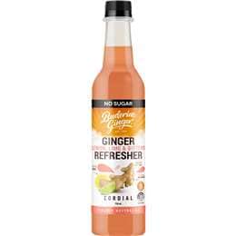 Buderim Ginger Refresher Cordial Lemon Lime & Bitters 750mL