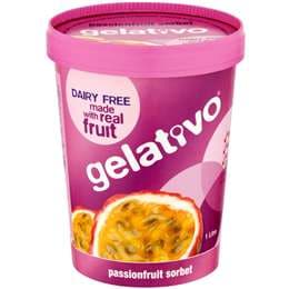 Gelativo Sorbet Tub Passionfruit 1L